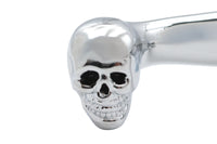HARLEY Chrome Contour Hand Lever Set with Skull Ends Fits 1996-2007 FLST,   1996-2007 FXST,   1996-2