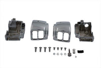 HARLEY Handlebar Switch Housing Kit Chrome Fits 1996-2011 FXD,   1996-2010 FXST,   1996-2010 FLST,