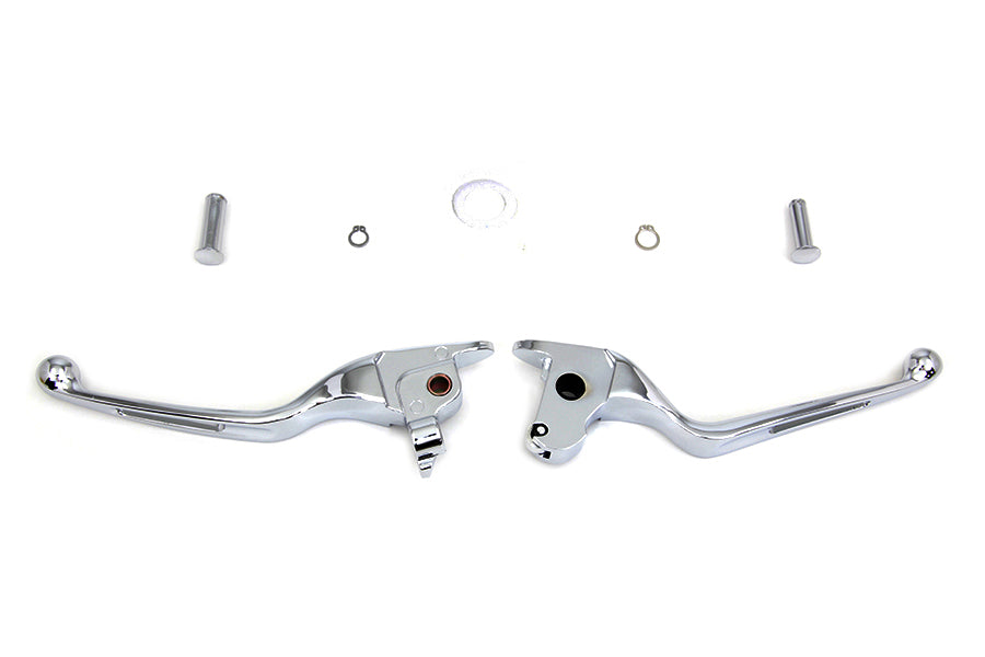 HARLEY Chrome Vortex Hand Lever Set Fits 2014-2016 FLT,