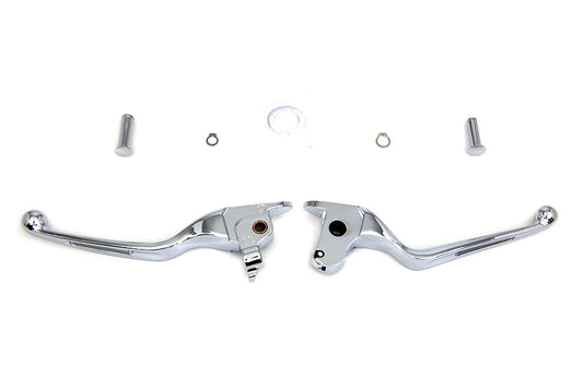 HARLEY Chrome Vortex Hand Lever Set Fits 2014-2016 FLT,