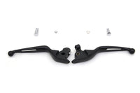 HARLEY Black Vortex Hand Lever Set Fits 2014-2016 FLT,