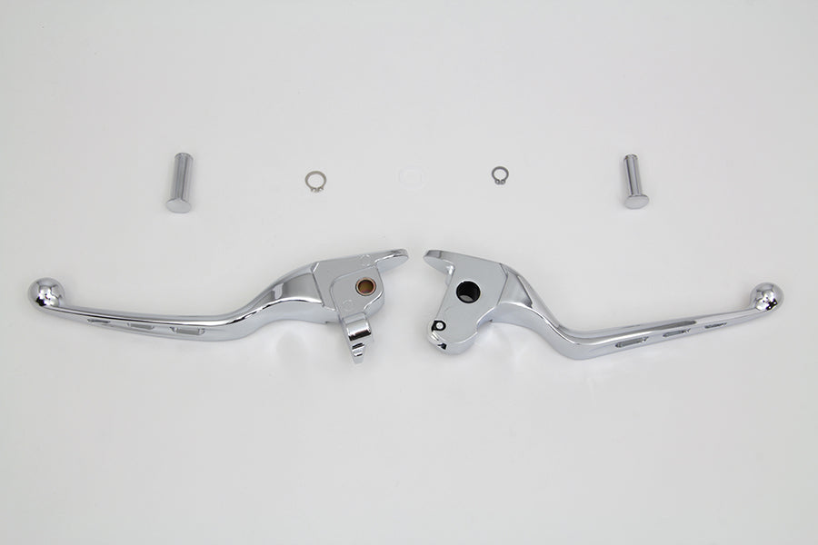 HARLEY Chrome Drilled Hand Lever Set Fits 2014-2016 FLT,