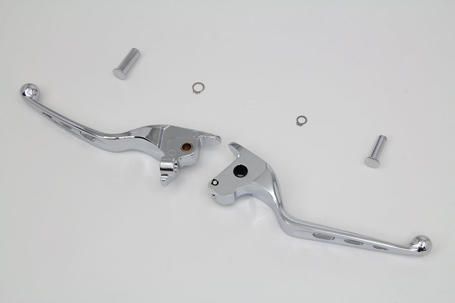 HARLEY Chrome Drilled Hand Lever Set Fits 2014-2016 FLT,