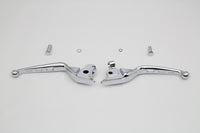 HARLEY Chrome Drilled Hand Lever Set Fits 2014-2016 FLT,