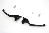 HARLEY Black Drilled Hand Lever Set Fits 2014-2016 FLT,