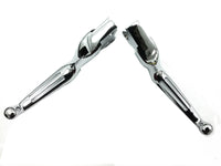 HARLEY Chrome Slotted Hand Lever Set Fits 2014-2016 XL,