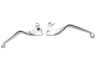 HARLEY Chrome Drilled Hand Lever Set Fits 2014-2016 XL,