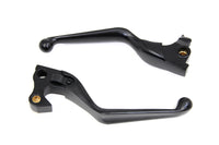 HARLEY Black Hand Lever Set Fits 2014-UP XL,