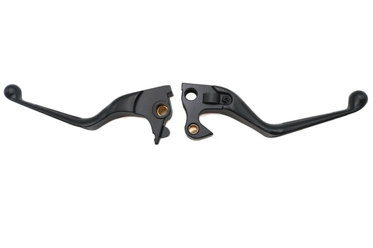 HARLEY Black Slotted Hand Lever Set Fits 2014-2016 XL,