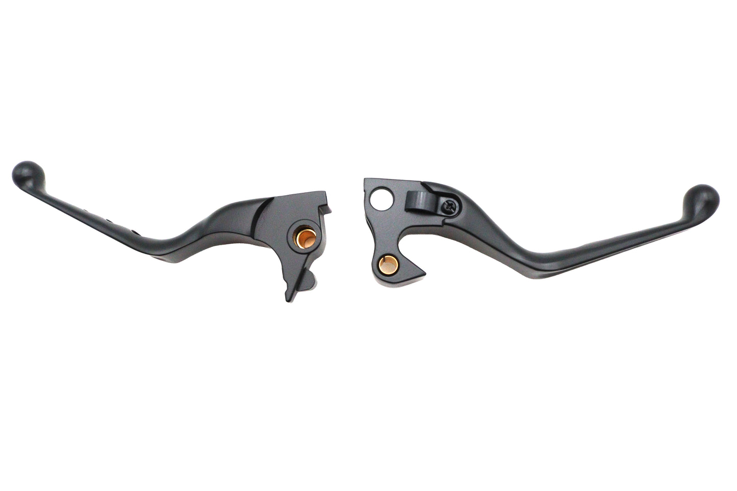HARLEY Black Drilled Hand Lever Set Fits 2014-2016 XL,