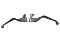 HARLEY Black Drilled Hand Lever Set Fits 2014-2016 XL,