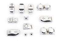 HARLEY Handlebar Switch Cap Set Chrome fits 2016-UP FLHTCU,   2016-UP FLHTCUL,   2016-UP FLHTCUTG,   2016-UP FLHX,   2016-UP FLHXS,   2016-UP FLTRU,
