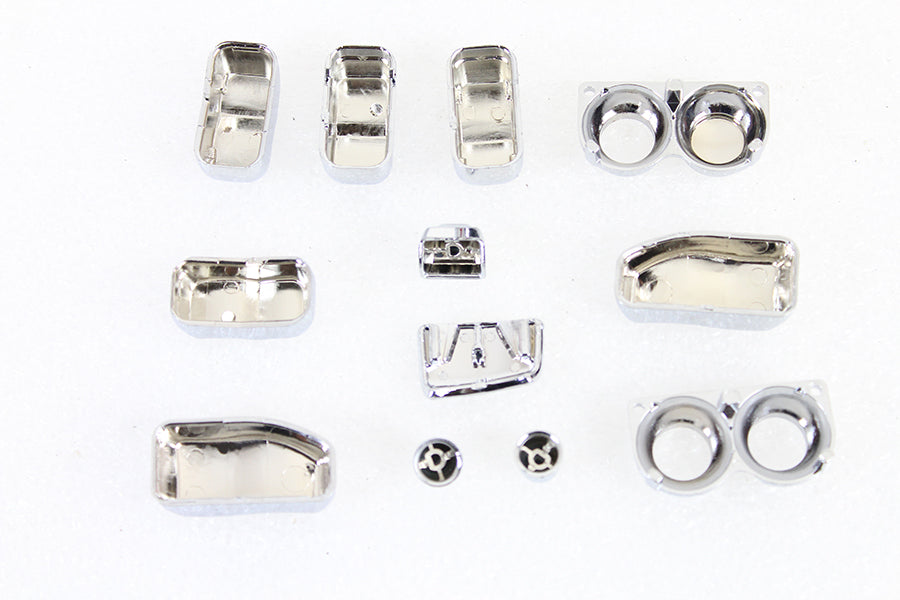 HARLEY Handlebar Switch Cap Set Chrome fits 2016-UP FLHTCU,   2016-UP FLHTCUL,   2016-UP FLHTCUTG,   2016-UP FLHX,   2016-UP FLHXS,   2016-UP FLTRU,