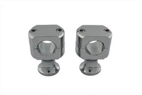 HARLEY Shorty Style Chrome Riser Set Fits 0-  Custom, application
