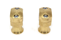 HARLEY Shorty Style Brass Riser Set fits 0-  Custom,