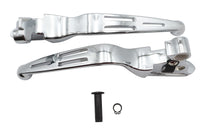 HARLEY Chrome Slotted Hand Lever Set Fits 2008-2013 FLT,
