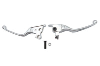 HARLEY Chrome Slotted Hand Lever Set Fits 2008-2013 FLT,