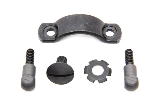 HARLEY Lever Strap and Screw Kit Fits 1930-1940 VL,   1937-1940 UL,   1936-1940 W,   1936-1940 EL,