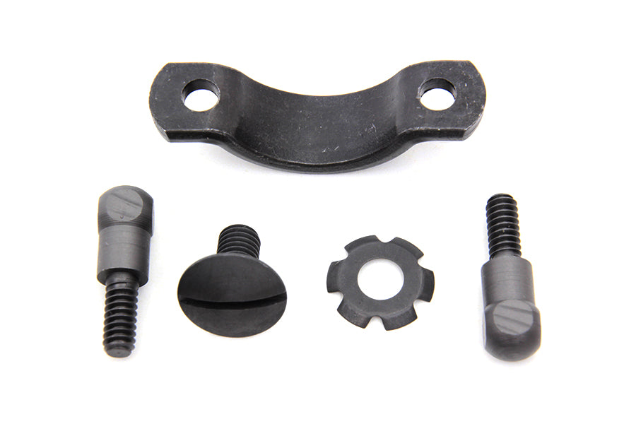 HARLEY Lever Strap and Screw Kit Fits 1930-1940 VL,   1937-1940 UL,   1936-1940 W,   1936-1940 EL,