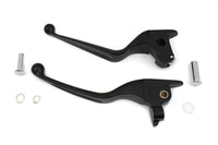 HARLEY Black Wide Tamer Hand Lever Set Fits 2014-2016 FLT,