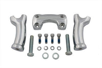 HARLEY Chrome 4-3/4 inch Riser Set Fits 1997-2006 FXST,