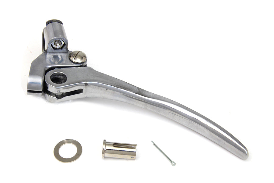 HARLEY Polished Hand Lever Assembly Fits 1941-1948 FL,   1941-1948 UL,   1941-1948 G,