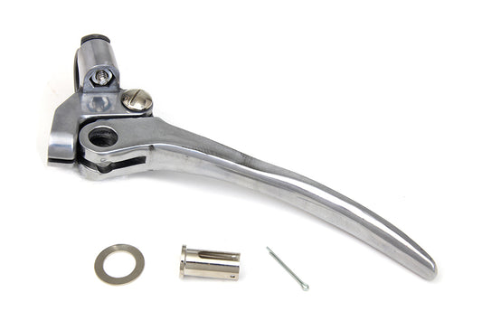 HARLEY Polished Hand Lever Assembly Fits 1941-1948 FL,   1941-1948 UL,   1941-1948 G,