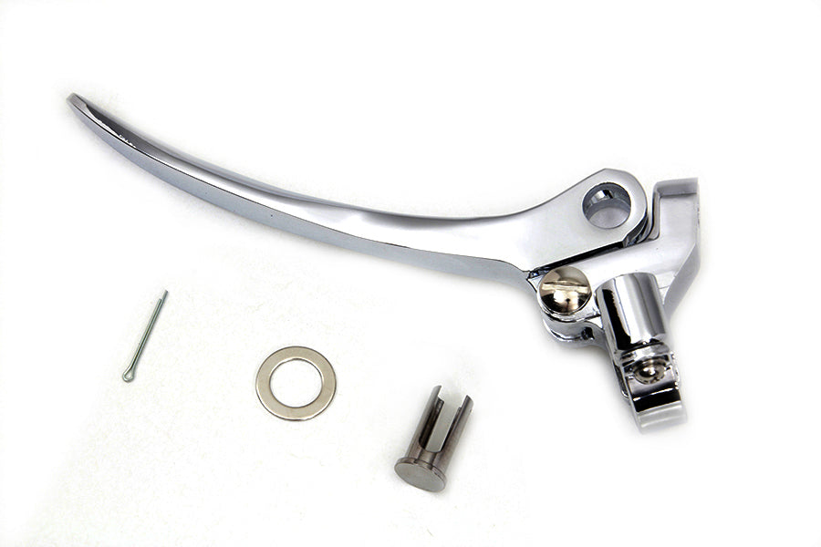 HARLEY Chrome Replica Brake Hand Lever Assembly Fits 1941-1948 FL,   1941-1948 EL,   1941-1948 W,