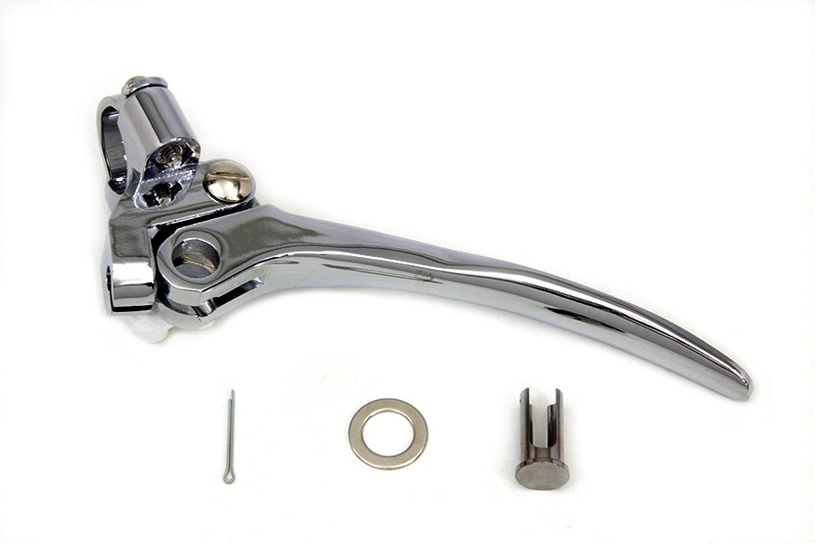 HARLEY Chrome Replica Brake Hand Lever Assembly Fits 1941-1948 FL,   1941-1948 EL,   1941-1948 W,