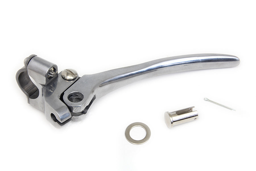 HARLEY Polished Clutch/Brake Hand Lever Assembly Fits 1949-1964 FL, brake 1952-1964 FL, clutch