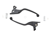 HARLEY Black Narrow Smooth Contour Hand Lever Set Fits 2008-2013 FLT,