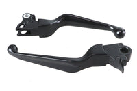 HARLEY Black Smooth Contour Hand Lever Set Fits 2008-2014 FXST,   2008-2014 FLST,   2008-2014 FXD,