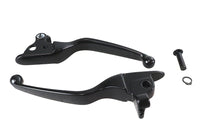 HARLEY Black Smooth Contour Tamer Hand Lever Set Fits 2008-2013 FLT,