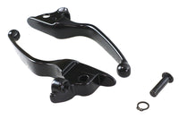 HARLEY Black Smooth Contour Tamer Hand Lever Set Fits 2008-2013 FLT,