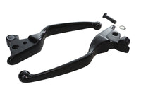 HARLEY Black Smooth Contour Tamer Hand Lever Set Fits 2008-2013 FLT,