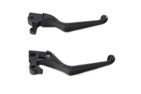 HARLEY Black V-Cut Hand Lever Set Fits 2007-2013 XL,