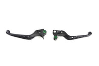 HARLEY Black Drilled Hand Lever Set Fits 1996-2007 FXST,   1996-2007 FLST,   1996-2007 FXD,   1996-2