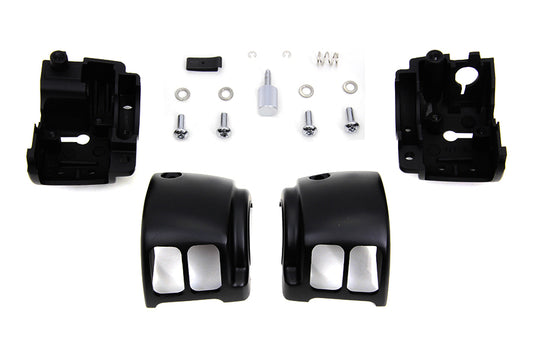 HARLEY Handlebar Control Switch Housing Kit Black fits 2011-UP FXST,  2011-UP FLST,  2012-2017 FXD,  2014-UP XL,