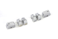 HARLEY Handlebar Switch Cap Set Chrome fits 2011-  FXST,   2011-  FLST, Except FLSTSE2