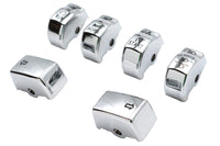 HARLEY Handlebar Switch Cap Set Chrome Fits 2012-2017 FXD,   2011-UP FXST,   2011-UP FLST, Except FL