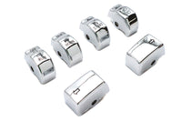 HARLEY Handlebar Switch Cap Set Chrome Fits 2012-2017 FXD,   2011-UP FXST,   2011-UP FLST, Except FL