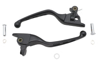 HARLEY 3 Slot Hand Lever Set Black Fits 2021-2023 FLHT,   2021-2023 FLHR,   2021-2023 FLHX,   2021-2