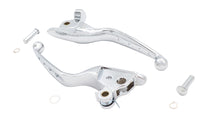 HARLEY 4 Hole Hand Lever Set Chrome Fits 2021-2023 FLHT,   2021-2023 FLHR,   2021-2023 FLHX,   2021-