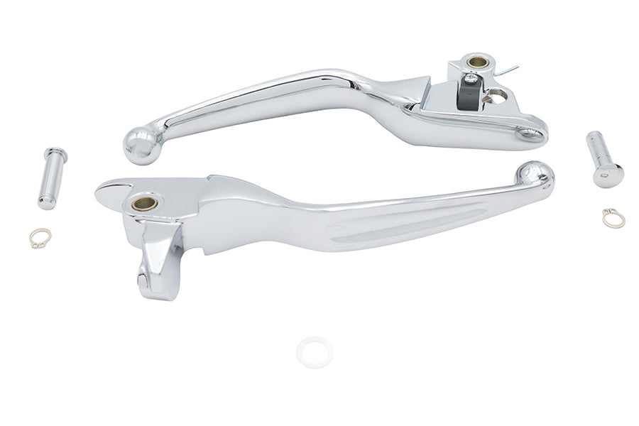 HARLEY Wide Hand Lever Set Fits 2021-2023 FLHT,   2021-2023 FLHR,   2021-2023 FLHX,   2021-2023 FLTR