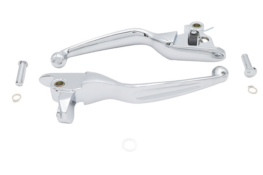 HARLEY Wide Hand Lever Set Fits 2021-2023 FLHT,   2021-2023 FLHR,   2021-2023 FLHX,   2021-2023 FLTR
