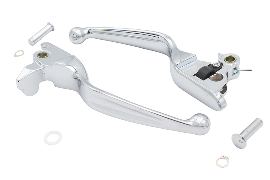 HARLEY Wide Hand Lever Set Fits 2021-2023 FLHT,   2021-2023 FLHR,   2021-2023 FLHX,   2021-2023 FLTR