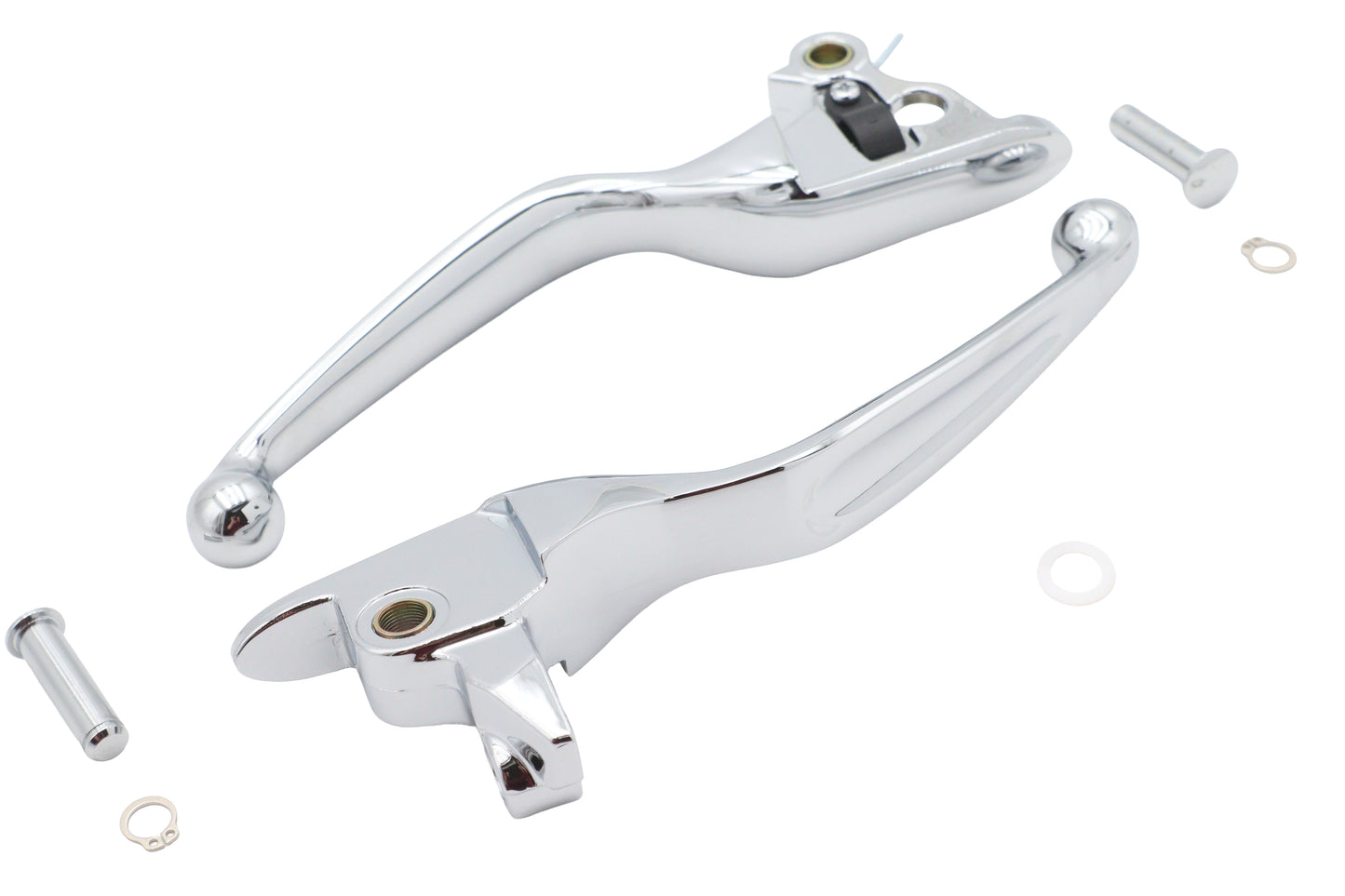 HARLEY Wide Hand Lever Set Fits 2021-2023 FLHT,   2021-2023 FLHR,   2021-2023 FLHX,   2021-2023 FLTR