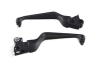 HARLEY Black Contour Hand Lever Set with Skull Ends Fits 1996-2007 FLST,   1996-2007 FXST,   1996-20