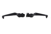 HARLEY Black Contour Hand Lever Set with Skull Ends Fits 1996-2007 FLST,   1996-2007 FXST,   1996-20