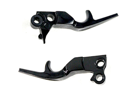 HARLEY Short Trigger Lever Set Black fits 1996-2014 FXST,   1996-2014 FLST,   1996-2014 FXD,   1996-2014 XL,